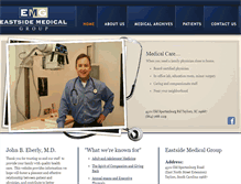 Tablet Screenshot of eastsidemedicalgroup.com